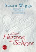 Zwei Herzen im Schnee