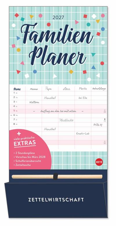 Familienplaner plus Tasche 2027