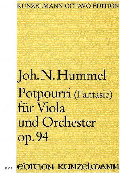 Potpourri op.94 mit Fantasiefür Viola und Orchester