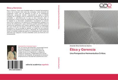 Ética y Gerencia - Amanda Oliva Contreras Guerra
