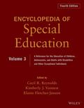 Encyclopedia of Special Education, Volume 3