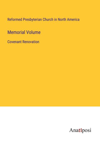 Memorial Volume