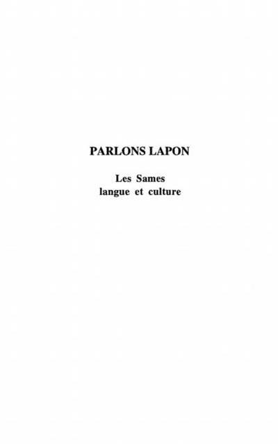Parlons lapon