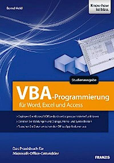 VBA-Programmierung für Word, Excel und Access