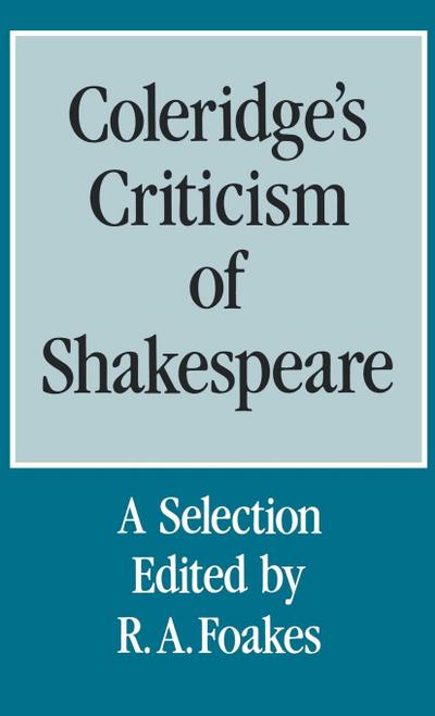 Coleridge’s Criticism of Shakespeare
