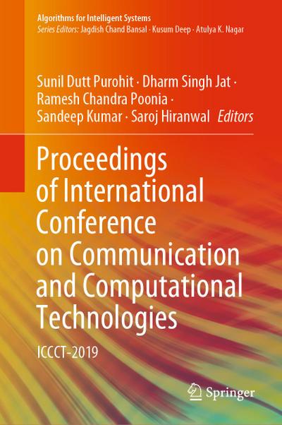 Proceedings of International Conference on Communication and Computational Technologies