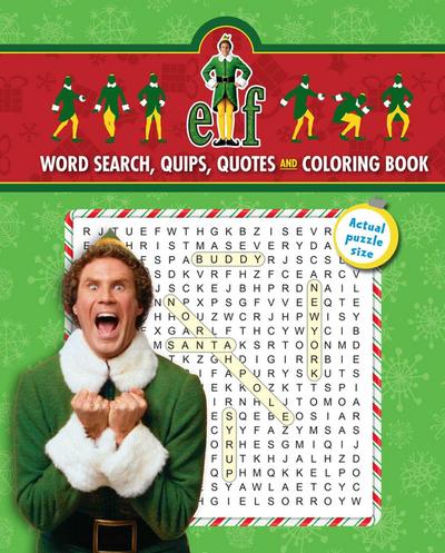 Elf Word Search, Quips, Quotes and Coloring Book
