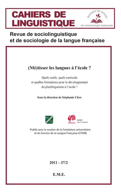 (Mé)tisser les langues a l’école ?