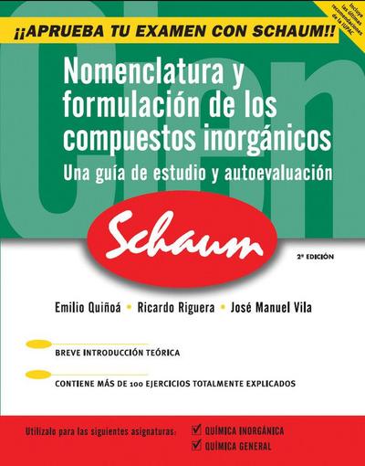 Nomenclatura y formulación de los compuestos inorgánicos