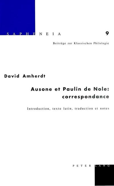 Ausone et Paulin de Nole: correspondance