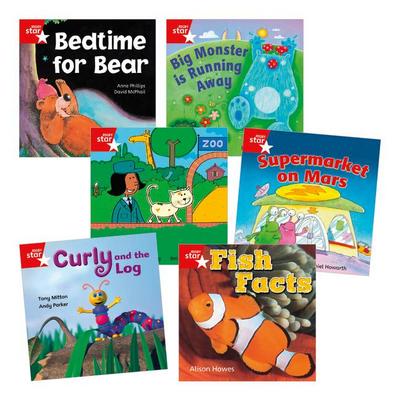 Learn at Home:Star Reading Red Level Pack (5 fiction and 1 non-fiction book)