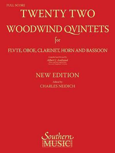 22 Woodwind Quintets: Woodwind Quintet