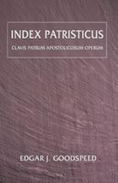 Index Patristicus