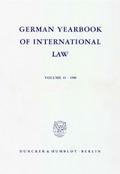 German Yearbook of International Law - Jahrbuch fü