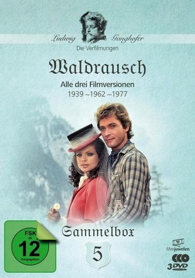 Waldrausch (1939, 1962, 1977) - Die Ganghofer Verfilmungen - Sammelbox 5 DVD-Box