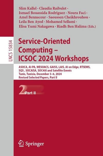 Service-Oriented Computing - ICSOC 2024 Workshops