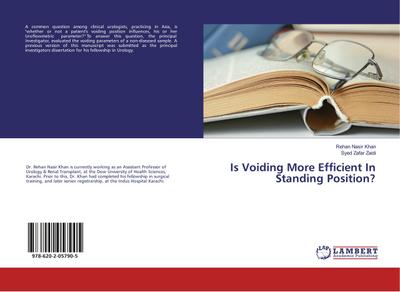 Is Voiding More Efficient In Standing Position?