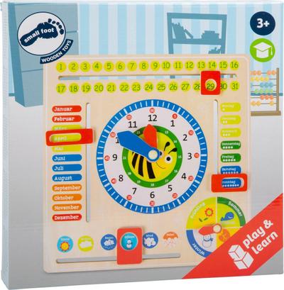 Lerntafel Datum, Uhr- & Jahreszeiten DE