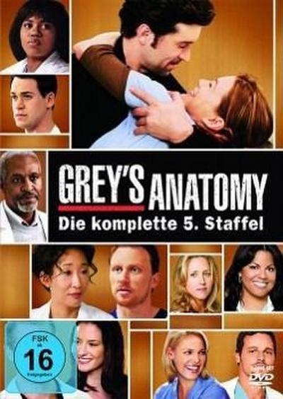 Grey’s Anatomy, Die jungen Ärzte. Staffel.5, 7 DVDs. Staffel.5, 7 DVD-Video