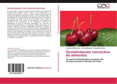 Deshidratación convectiva de alimentos