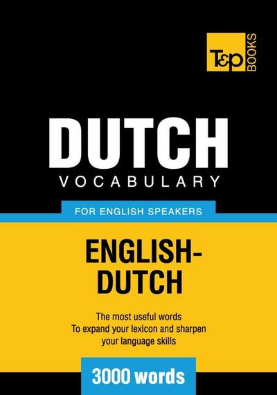 Dutch vocabulary for English speakers - 3000 words
