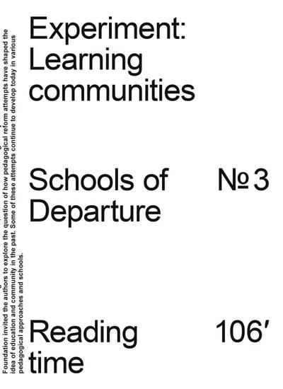 Experiment: Learning Communities 