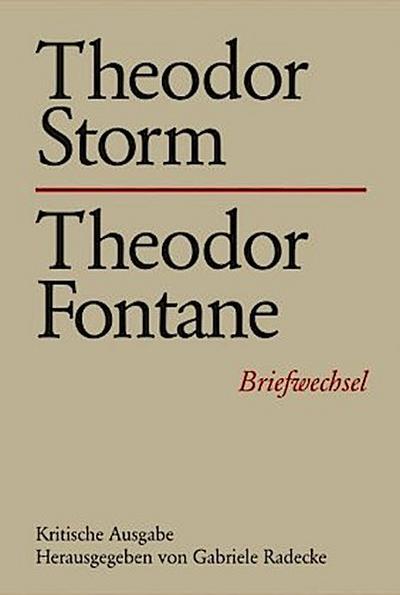 Theodor Storm - Theodor Fontane