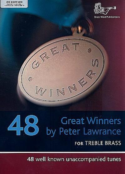 48 great Winners (+CD)for horn in F / tuba in F (treble brass)