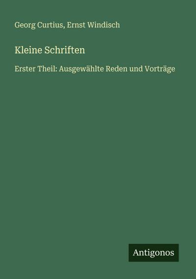 Kleine Schriften