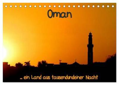 Oman (Tischkalender 2026 DIN A5 quer), CALVENDO Monatskalender