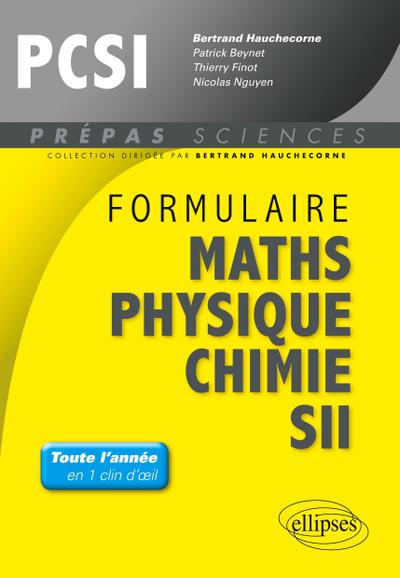 Formulaire : Mathématiques - Physique-Chimie -SII - MPSI