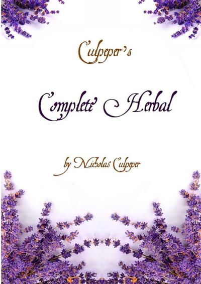 Culpeper’s Complete Herbal
