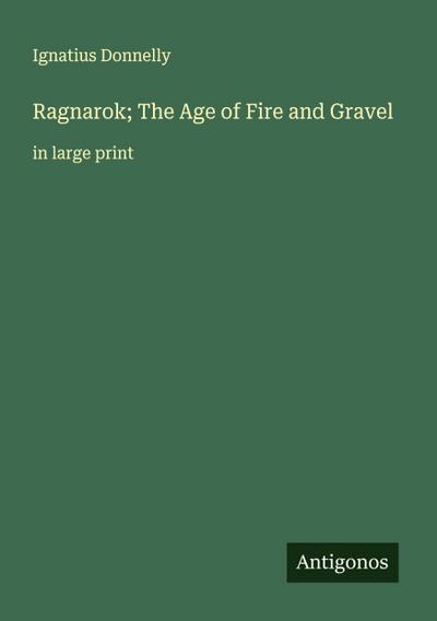 Ragnarok; The Age of Fire and Gravel