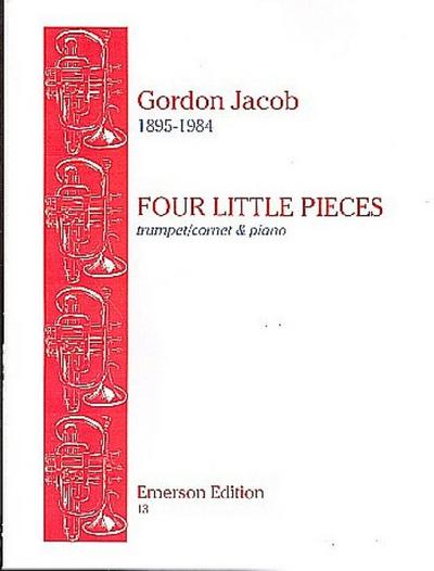 4 little Pieces for trumpet (cornet) and piano