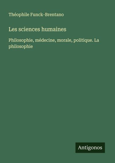 Les sciences humaines