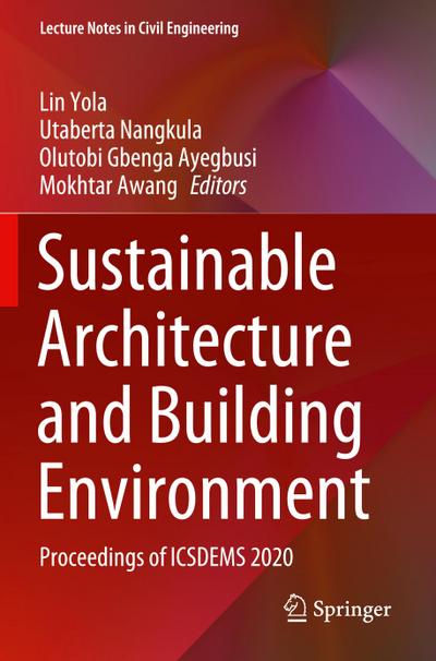 Sustainable Architecture and Building Environment