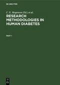 Research Methodologies in Human Diabetes. Part 1