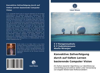 Konvektive Zellverfolgung durch auf tiefem Lernen basierende Computer Vision