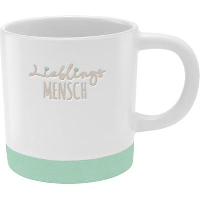 GRUSS & CO Tasse mit Gravur "Mensch"