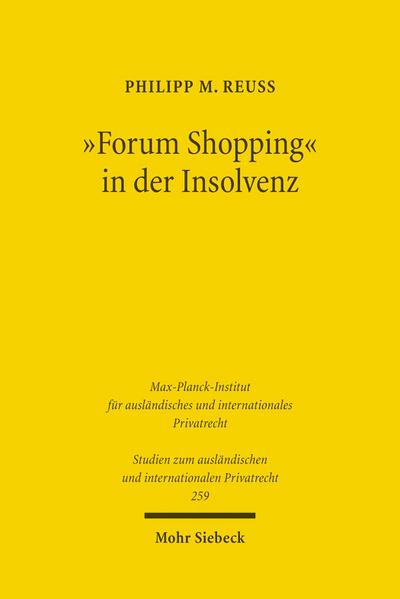 ’Forum Shopping’ in der Insolvenz