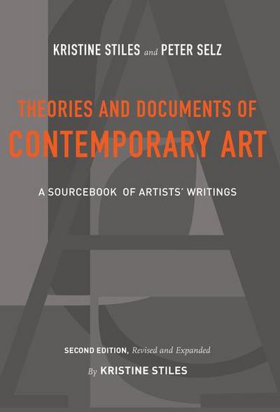 Theories and Documents of Contemporary Art