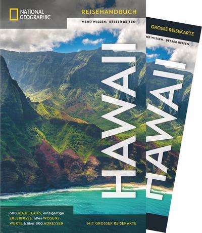 NATIONAL GEOGRAPHIC Reiseführer Hawaii mit Maxi-Faltkarte; NG_Traveller; Deutsch