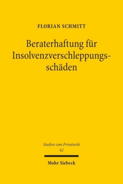 Beraterhaftung für Insolvenzverschleppungsschäden