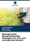 Klimagerechte Wasserwirtschaft: Strategien für ein