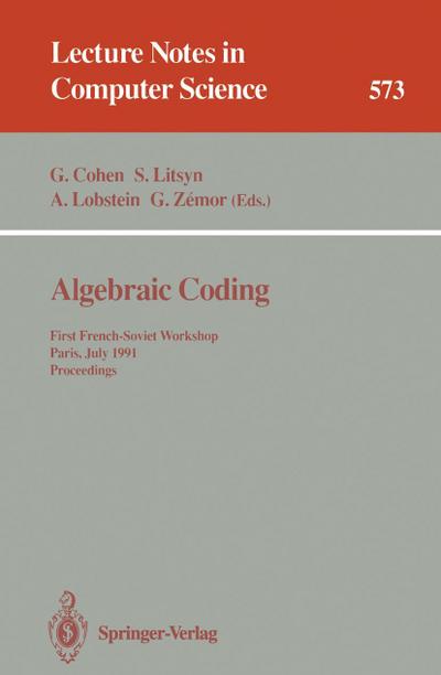 Algebraic Coding