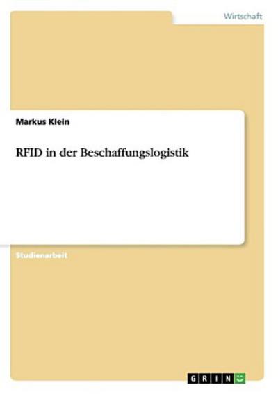 RFID in der Beschaffungslogistik
