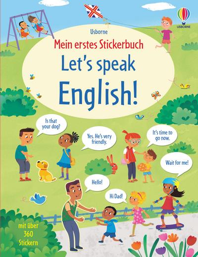 Mein erstes Stickerbuch: Let’s speak English!