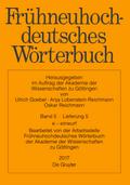 Frühneuhochdeutsches Wörterbuch, Band 5/Lieferung 5, e - einwurf