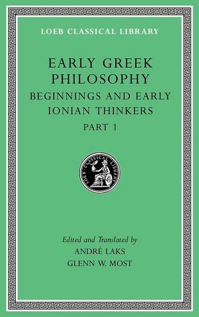 Early Greek Philosophy, Volume II