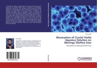 Biosorption of Crystal Violet Aqueous Solution on Moringa Oleifera Saw